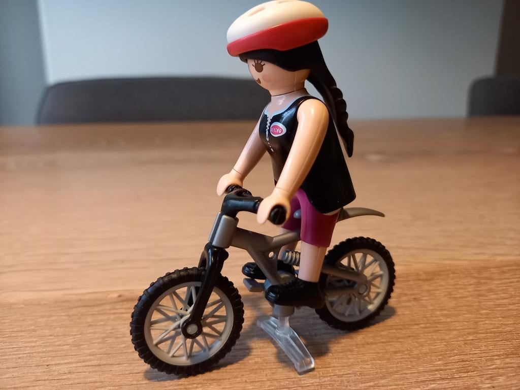Playmobil Mountainbiker - 4743 COMPLEET, Ophalen of Verzenden, Zo goed als nieuw, Complete set