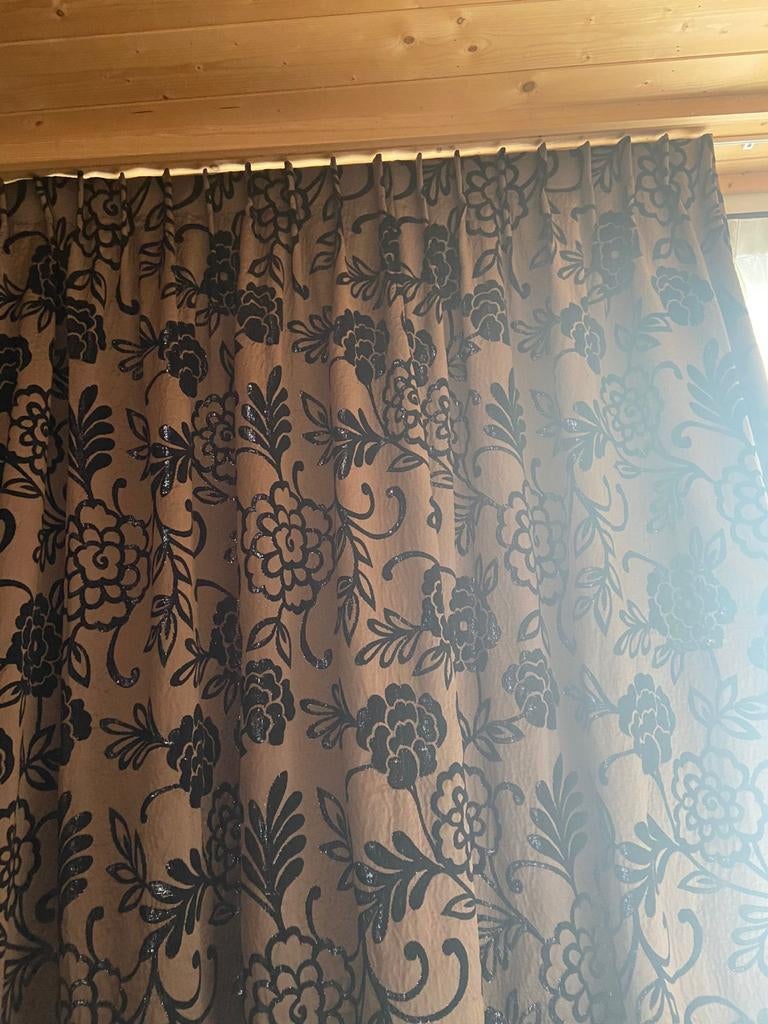 Verduisteringsgordijn, Ophalen of Verzenden, 10 tot 25 m², Bruin, Klassiek