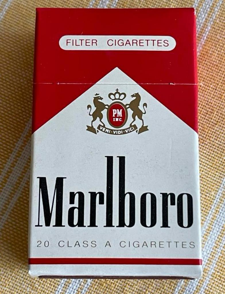 Marlboro Lucifers - Origineel Pakje met Inhoud (MPVII), Ophalen of Verzenden, Gebruikt, Luciferdoosjes of -merken