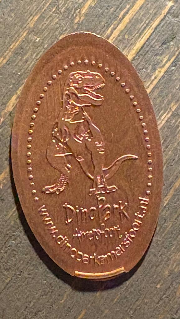 Pressed Penny Dinopark, Postzegels en Munten, Penningen en Medailles, Ophalen of Verzenden, Overige materialen, Nederland