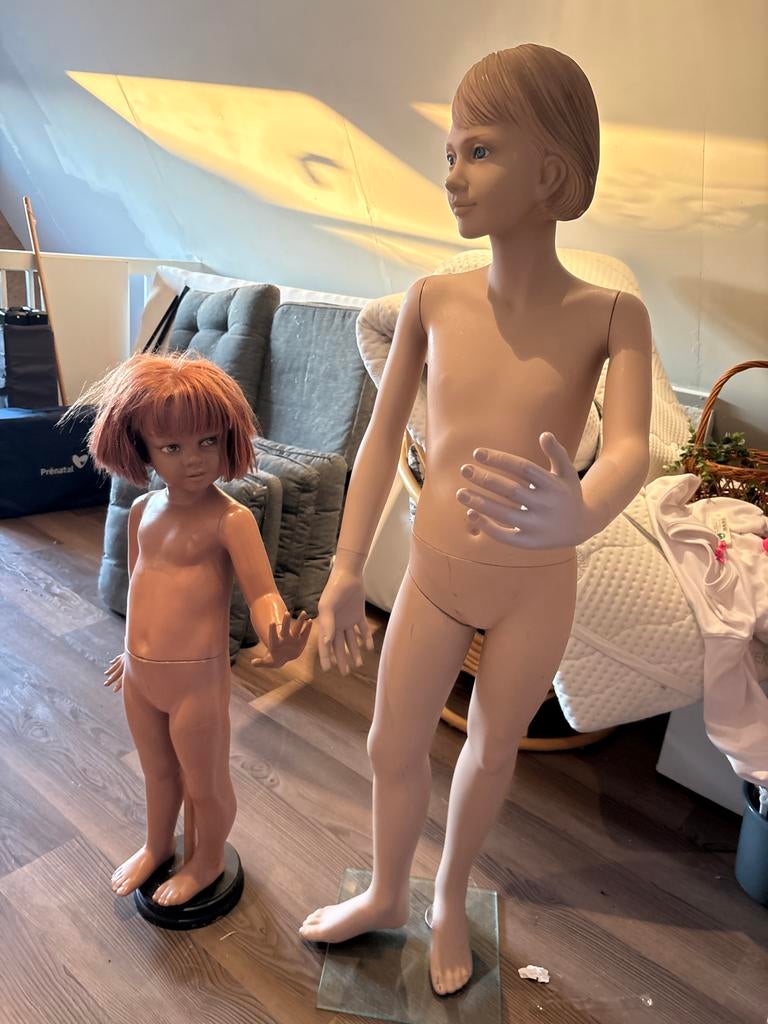 2 antieke kinderpaspoppen in uitstekende staat., Ophalen