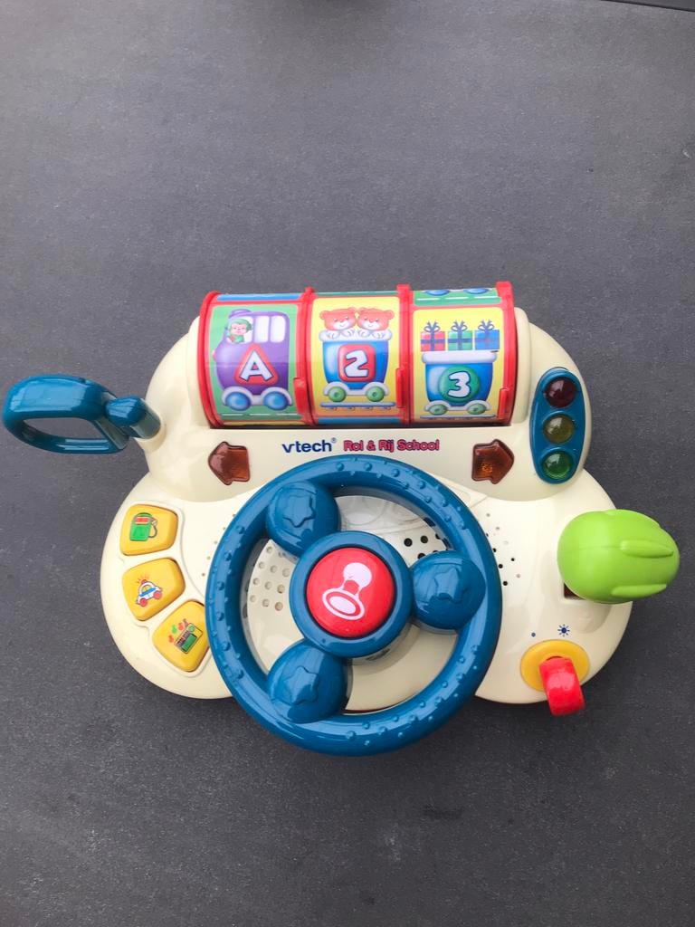 Autostuurtje met geluiden en lichtjes, Kinderen en Baby's, Speelgoed | Vtech, Ophalen of Verzenden, Zo goed als nieuw, 2 tot 4 jaar