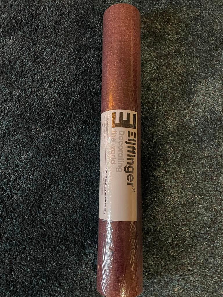 Eijffinger Behang - Nieuw! 6 rollen wallpaper vinyl, Ophalen, 25 tot 50 m², Bruin, Warm