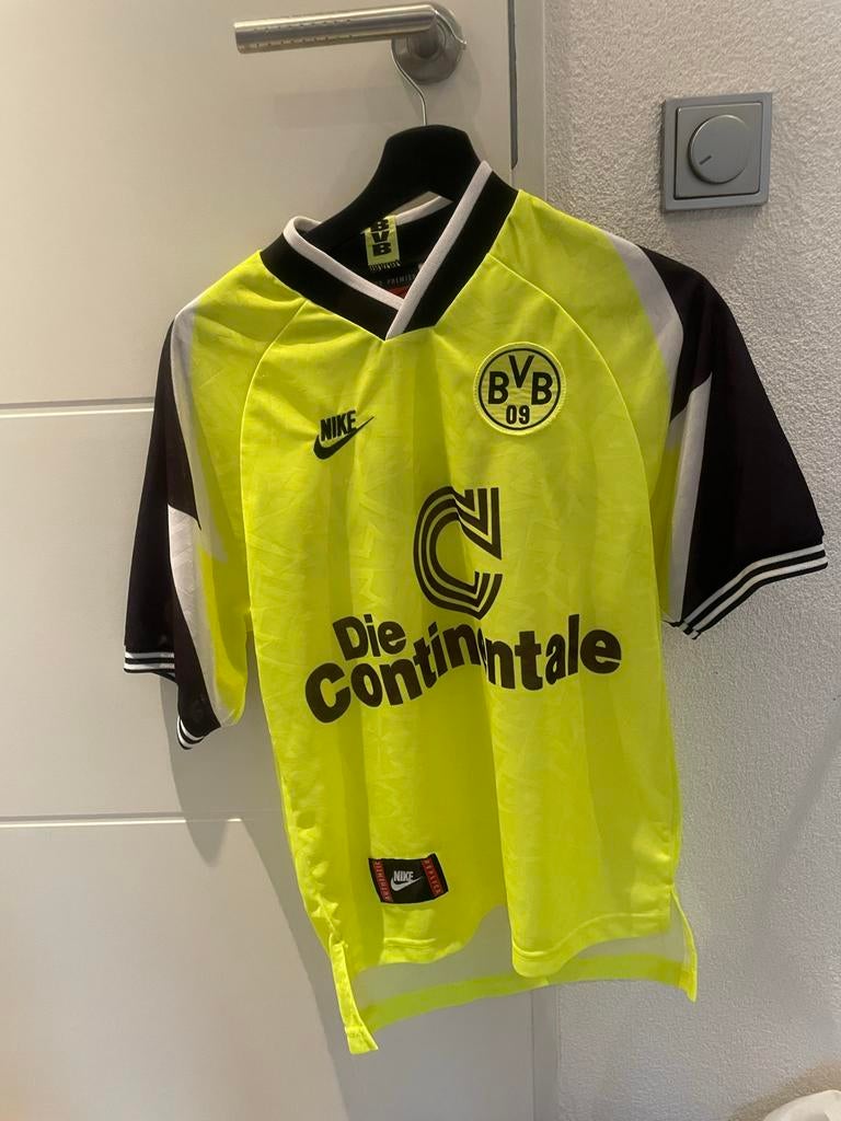 Vintage Dortmund Shirt 1996, Ophalen of Verzenden, Zo goed als nieuw, Maat 46 (S) of kleiner, Geel