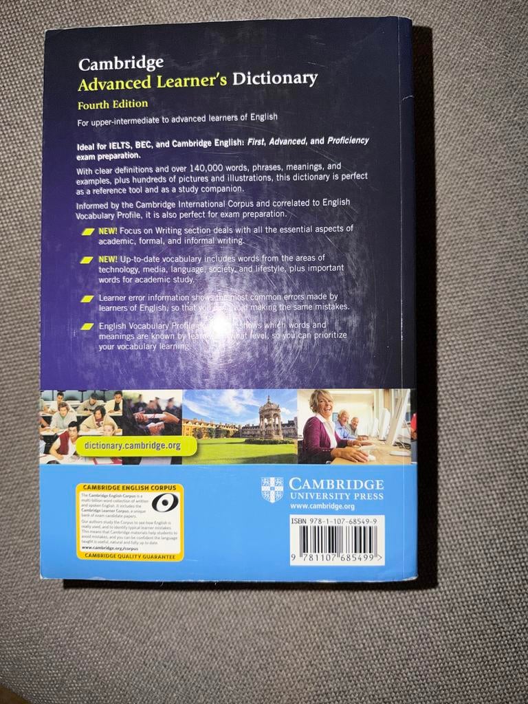 Cambridge Advanced Learner's Dictionary - 4e editie, Ophalen of Verzenden, Zo goed als nieuw, Overige uitgevers, Engels