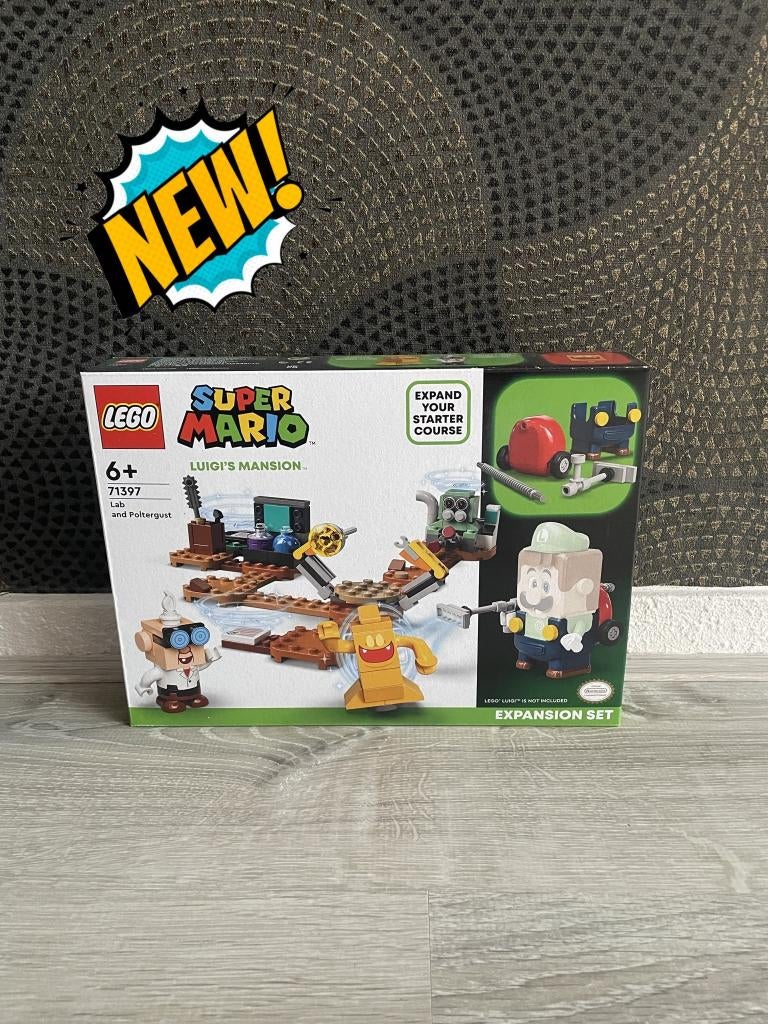 LEGO Super Mario Luigi's Mansion-lab 71397 - Nieuw, Ophalen of Verzenden, Nieuw, Complete set, Lego