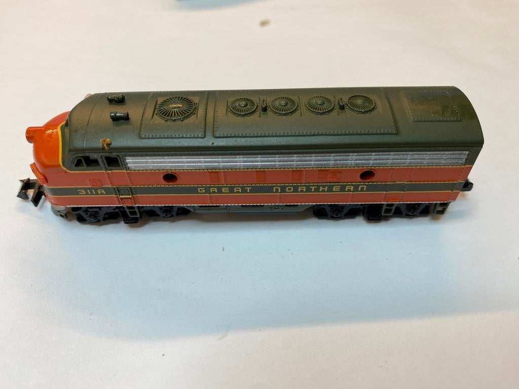 Z.g.a.n. Bachmann locomotief mooi exemplaar N spoor, Overige merken, Ophalen of Verzenden, Zo goed als nieuw, Gelijkstroom