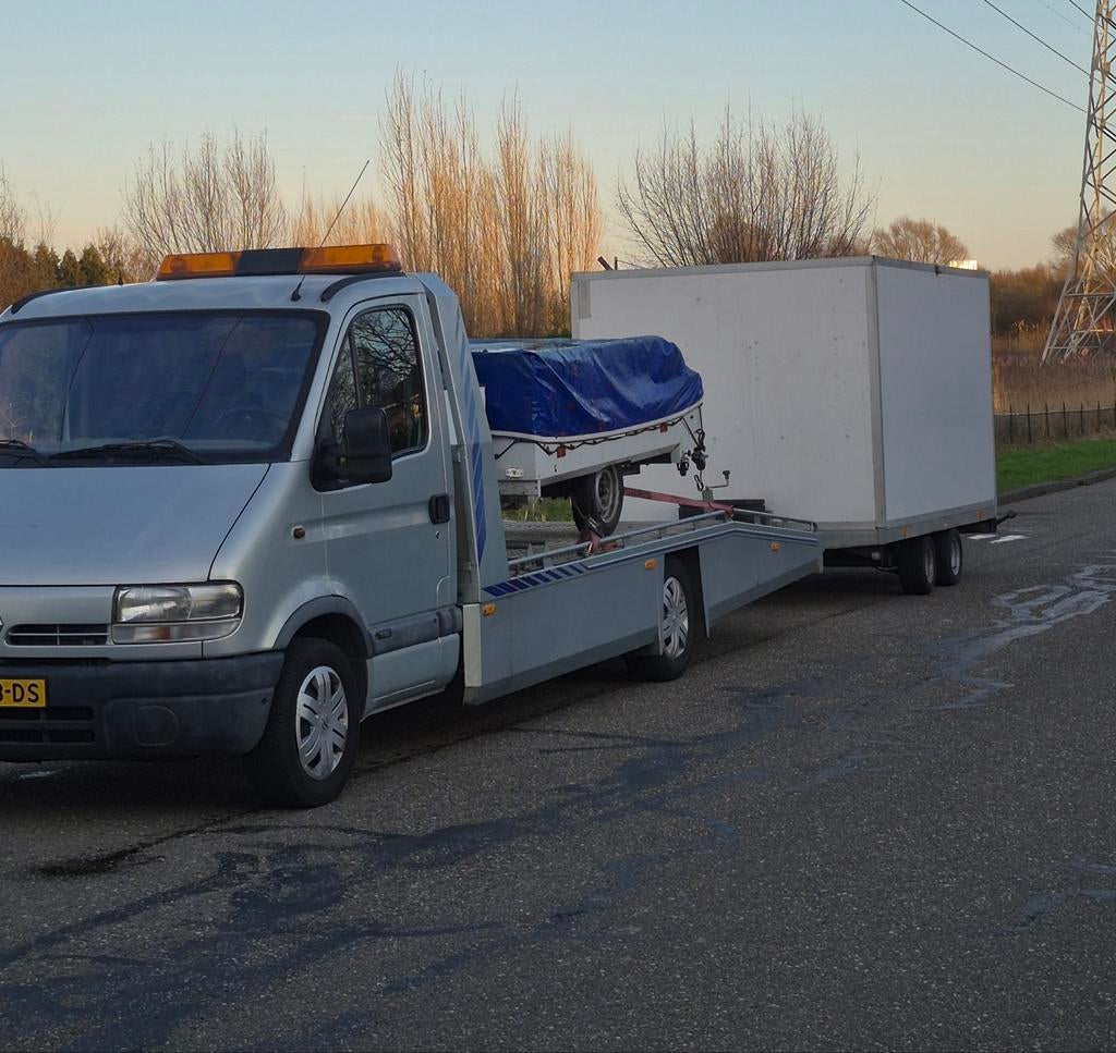 Autotransport caravan transport sleepdienst pechhulp, Ophalen of Verzenden