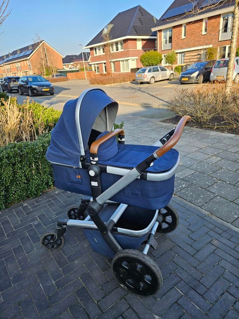 Joolz day 3 parrot blue inclusief maxi-cosi en extra's, Ophalen of Verzenden, Verstelbare duwstang