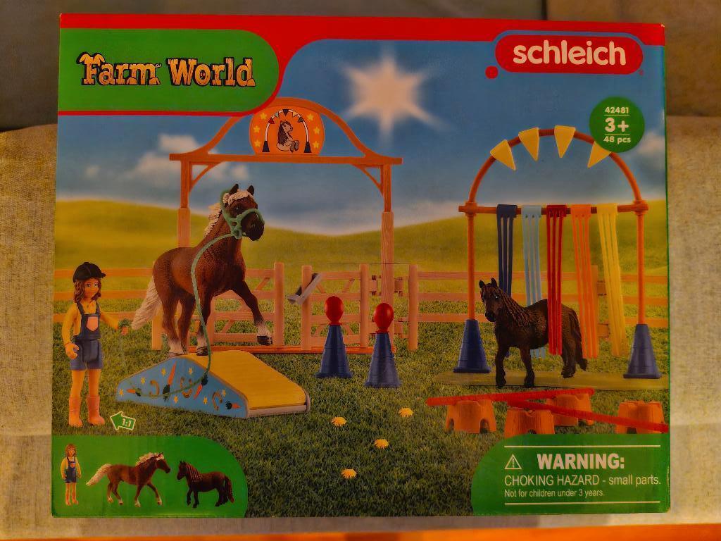 Schleich 42481 ongebruikt paarden behendigheidtraining, Ophalen of Verzenden, Nieuw