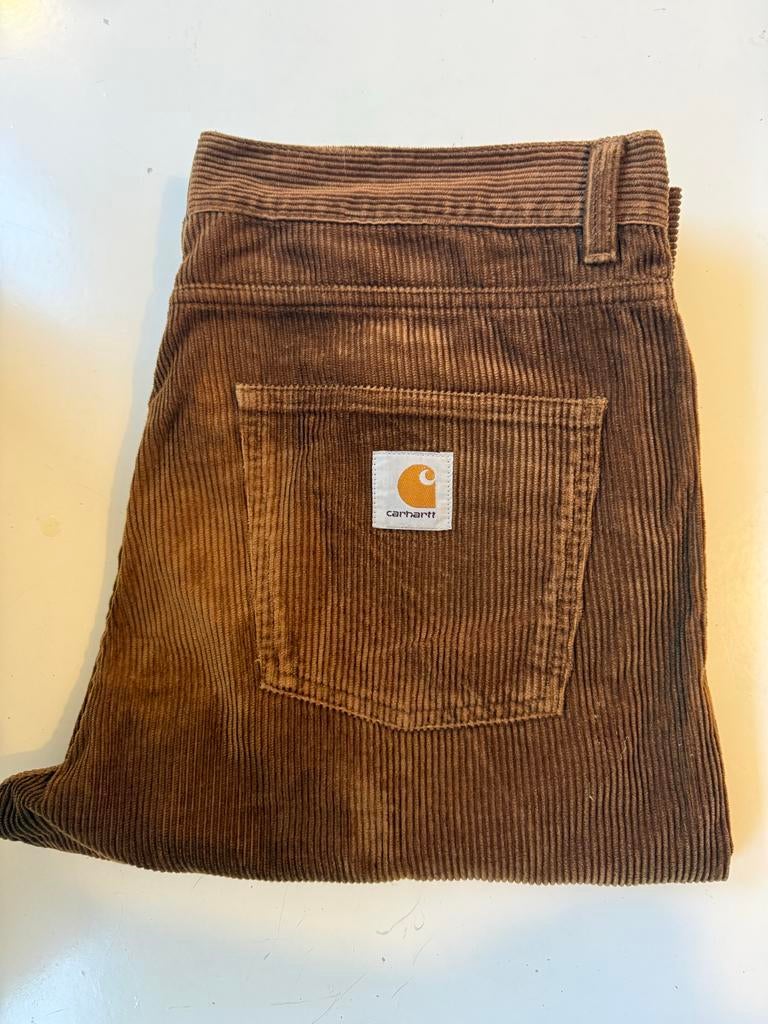 Carhartt NEWEL PANT bruin maat 34, Ophalen of Verzenden, Gedragen, Overige maten, Bruin