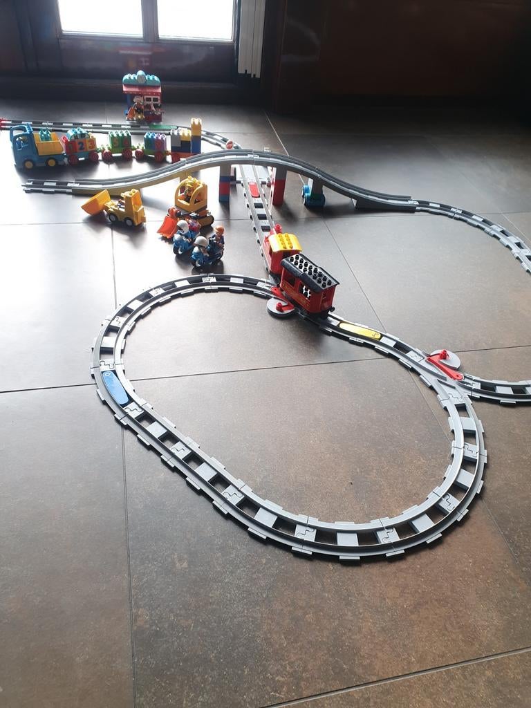 Duplo treinbaan, Kinderen en Baby's, Ophalen of Verzenden, Zo goed als nieuw, Complete set, Duplo