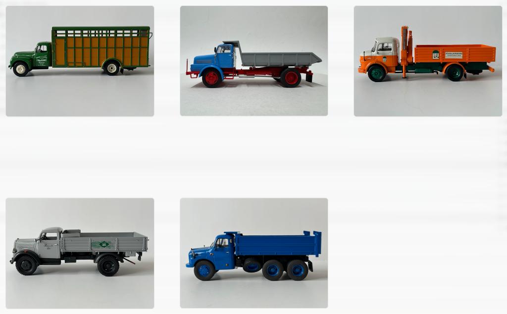 Vrachtwagens: Citroen, IFA, Mercedes, Opel, Tatra 1:43, Hobby en Vrije tijd, Ophalen, Zo goed als nieuw, Bus of Vrachtwagen, Overige merken