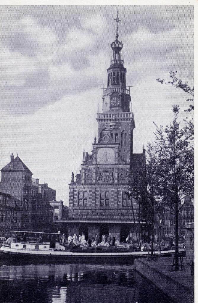 Alkmaar Waagtoren, Verzamelen, Verzenden, 1940 tot 1960, Ongelopen, Noord-Holland