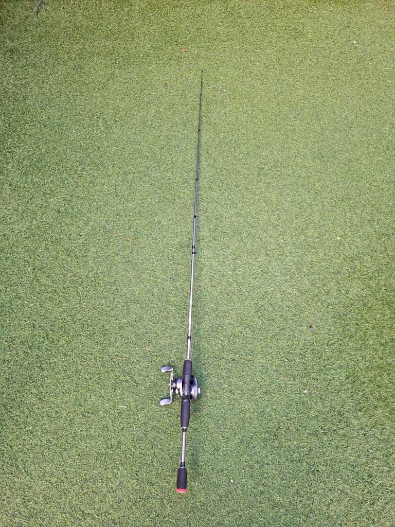 Nieuwe Roofvishengel 180cm met Molen en Gevlochten Lijn, Watersport en Boten, Ophalen, Nieuw, Complete set