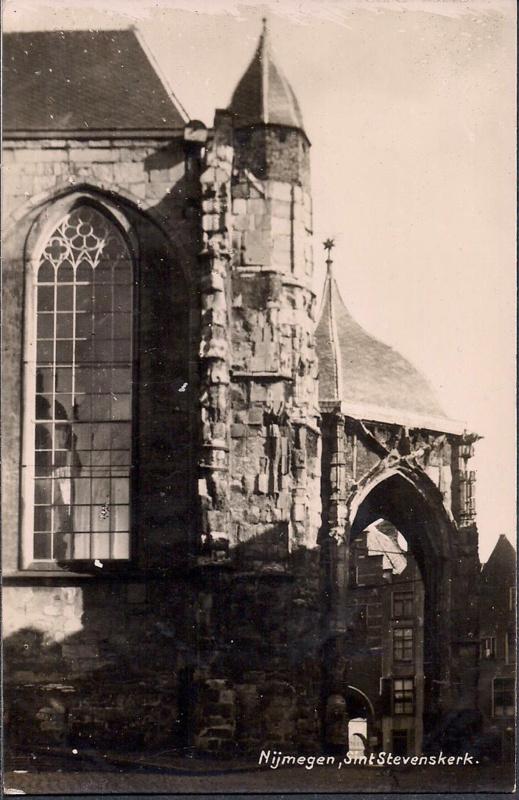 Sint Stevenskerk - Nijmegen - oude kaart [15468], Verzenden, 1940 tot 1960, Gelopen, Gelderland