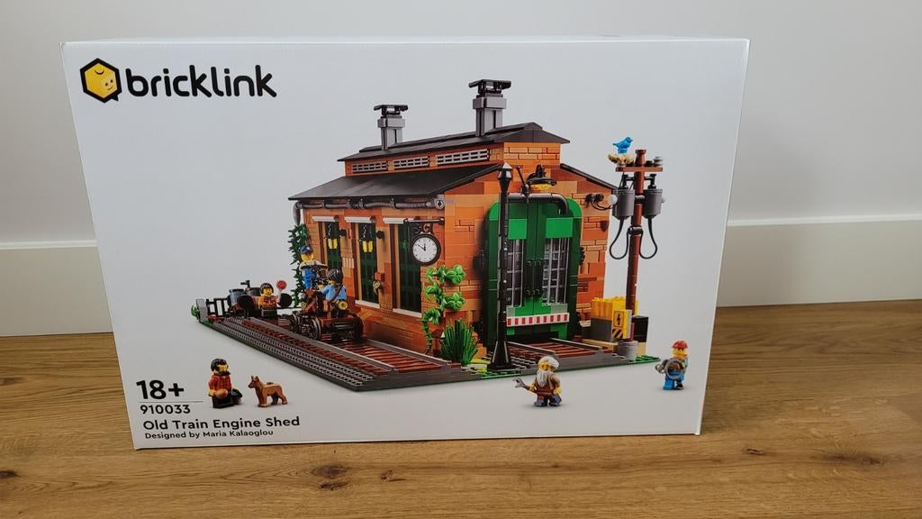 Lego Bricklink Old Train Engine Shed 910033, Overige thema's, Lego, Nieuw, Ophalen of Verzenden