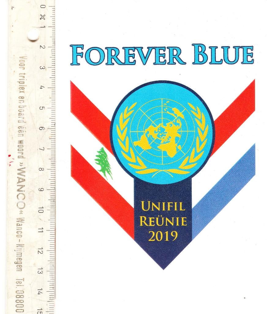 Unifil sticker, Ophalen of Verzenden, Zo goed als nieuw, Bedrijf of Vereniging