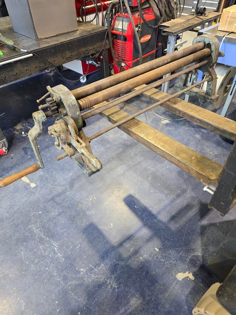 Plaatwals, Ophalen, Gebruikt