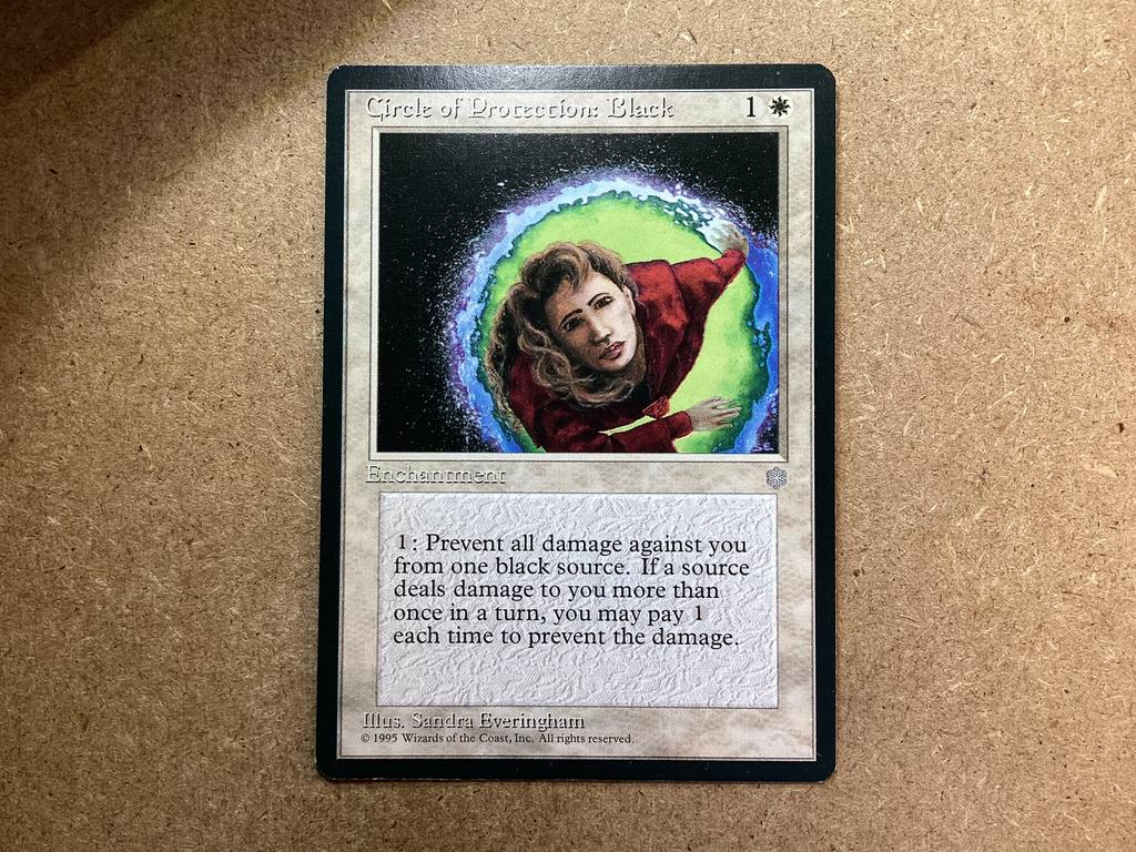 1x Circle of Protection: Black (Excellent), Ophalen of Verzenden, Zo goed als nieuw, Losse kaart