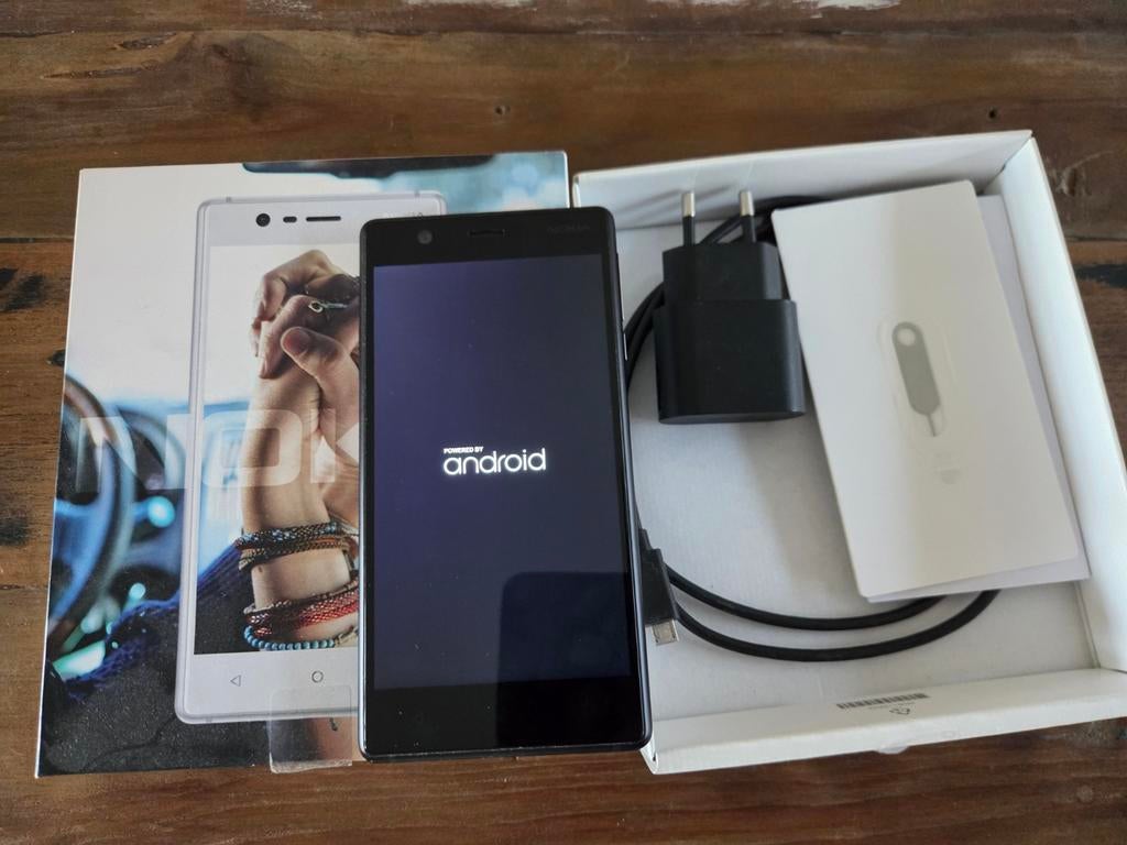 Nokia 3 Ta-1032 DS zwart, Overige modellen, Zwart, Touchscreen, Ophalen of Verzenden