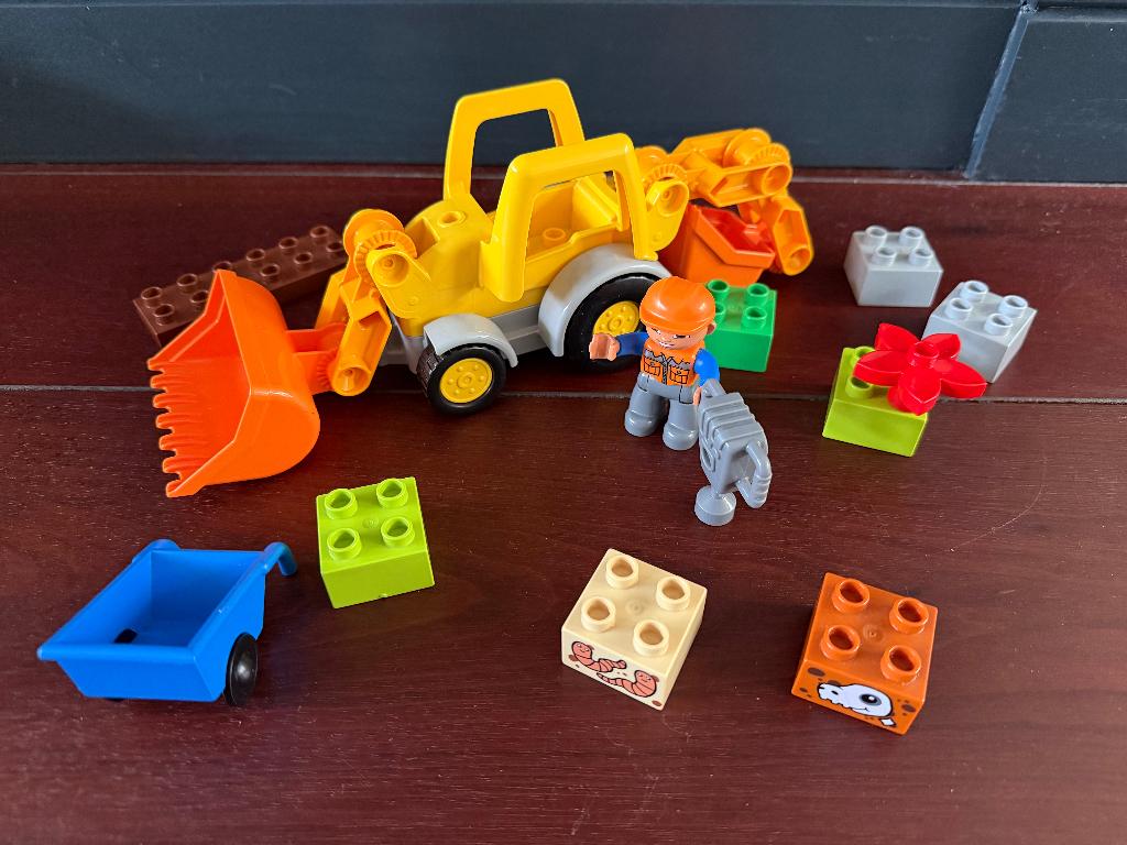 Lego Duplo Graaflaadmachine #10811, Ophalen of Verzenden, Gebruikt, Complete set, Duplo