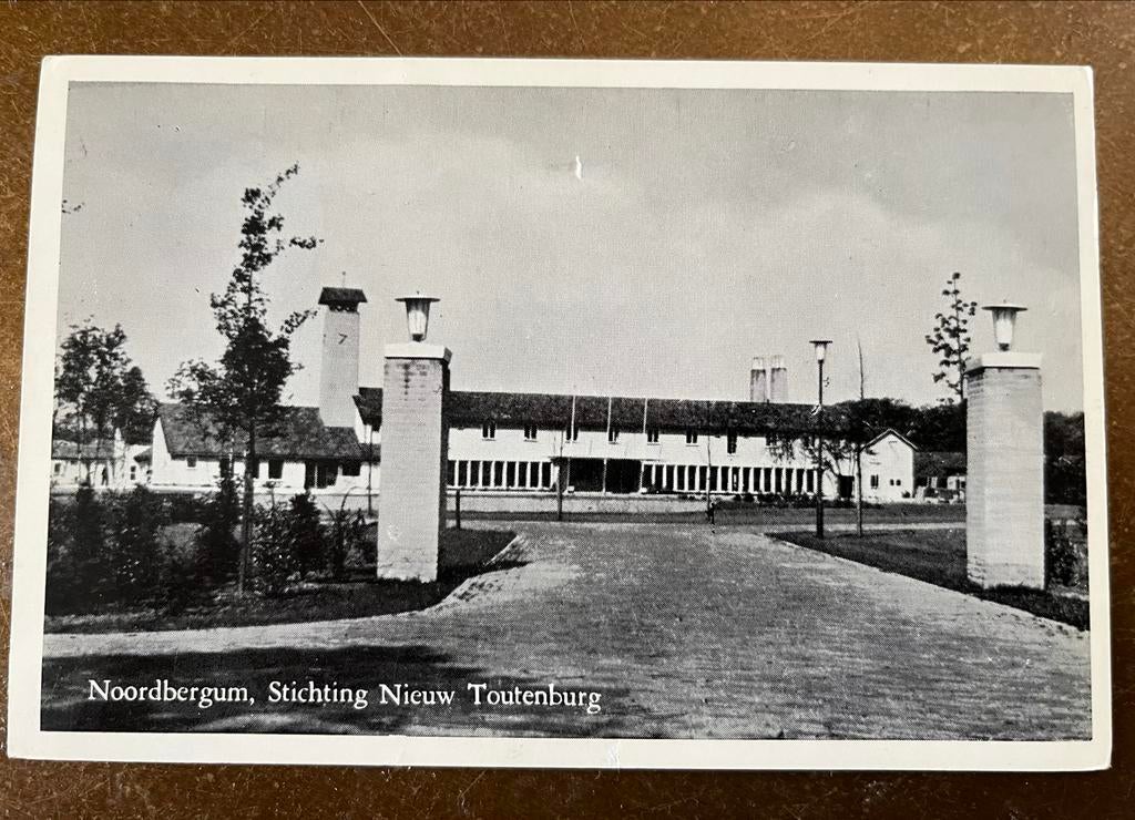Ansichtkaart Noordbergum, Stichting Nieuw Toutenburg, Ophalen of Verzenden, 1920 tot 1940, Ongelopen, Friesland