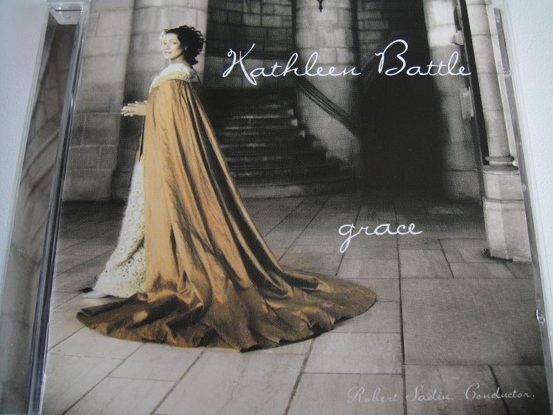 KATHLEEN BATTLE Grace CD SONY CLASSICAL HANDEL WOLF BACH, Ophalen of Verzenden, Romantiek, Zo goed als nieuw, Vocaal