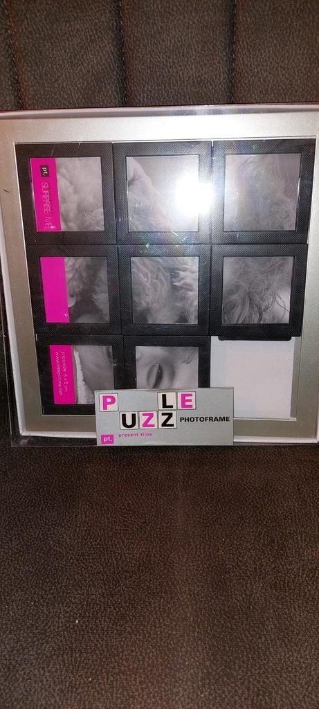 Puzzel photo frame 24 bij 24 cm, Ophalen of Verzenden, Hout, Minder dan 50 cm, Minder dan 50 cm