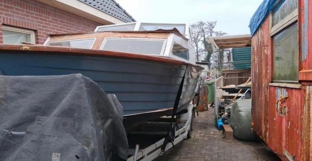 Polyester kajuitboot opknapper, Ophalen, Gebruikt, Overige typen, Motorboot
