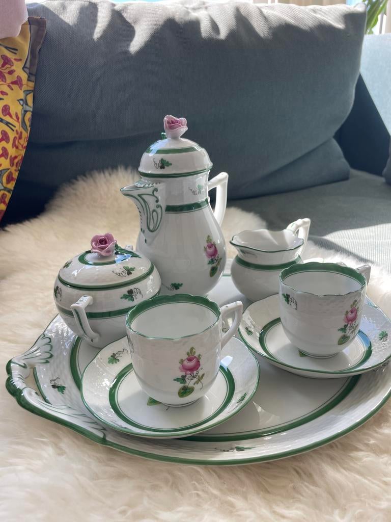 Herend Hungary Vienna Rose dienblad set, Ophalen