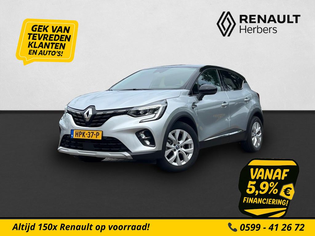 Renault Captur 1.6 E-Tech Plug-in Hybrid 160 Intens AUTOMAAT, 77 km/l, Gebruikt, 4 cilinders, Leder en Stof