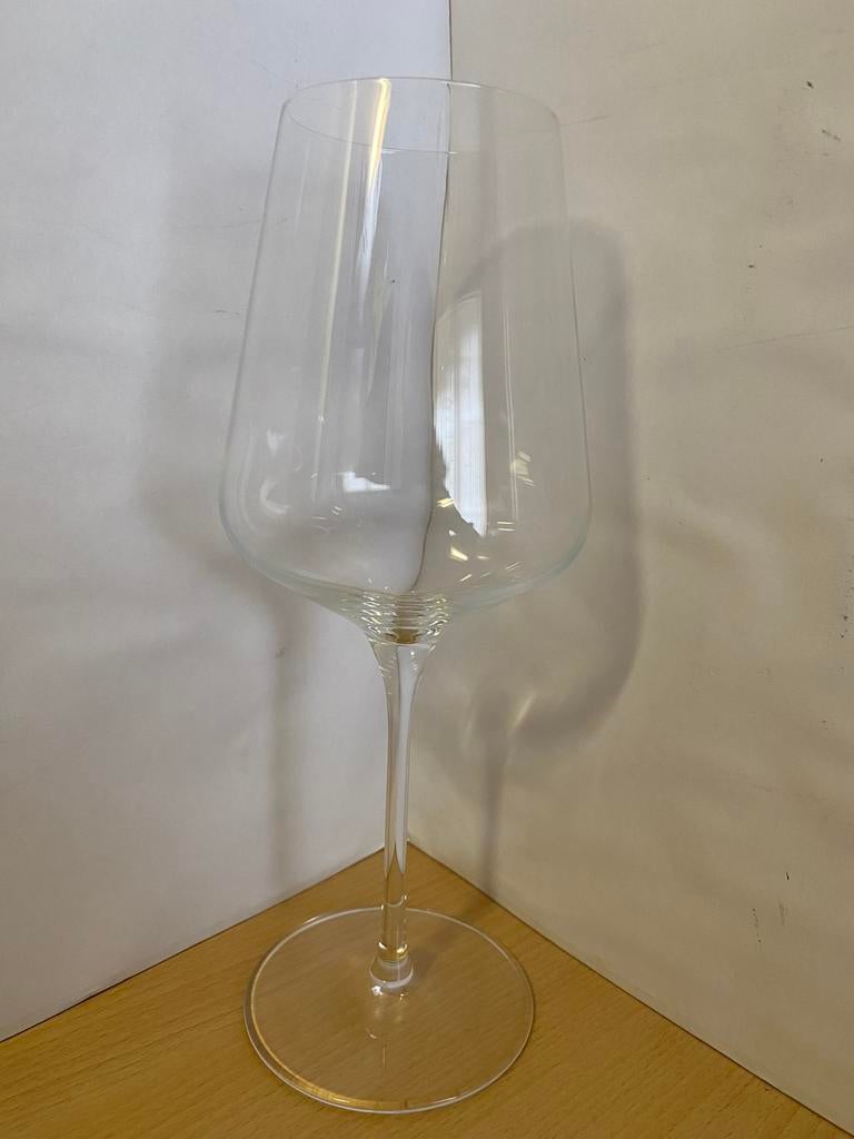 2x Vivo rode wijn glas - Ah actie Villeroy & Boch, Ophalen of Verzenden, Zo goed als nieuw, Overige typen