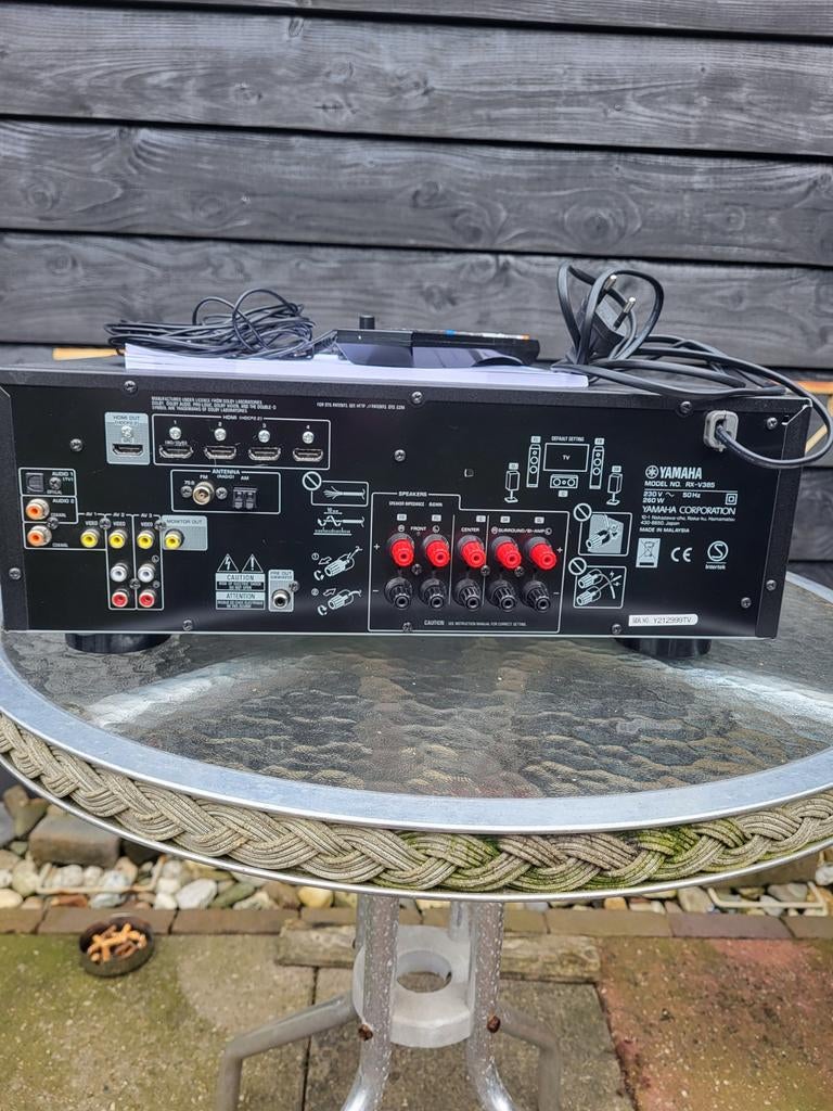 AV reciever yamaha compleet werkt prima, 70 watt of meer, 5.1-systeem, Overige spelers, Ophalen