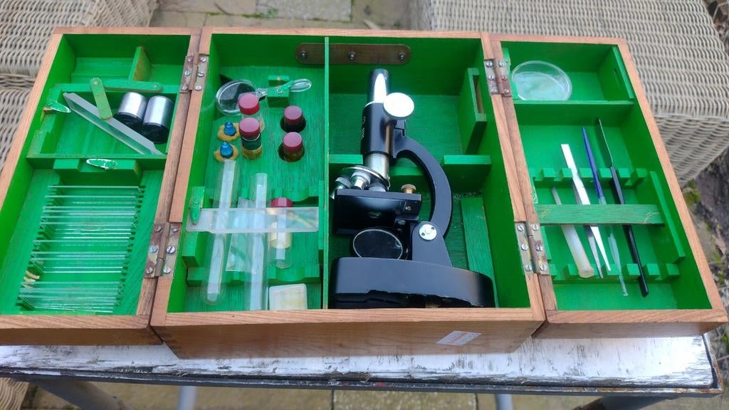 vintage C.O.C. microscoop, Ophalen of Verzenden, Gebruikt, Biologische microscoop