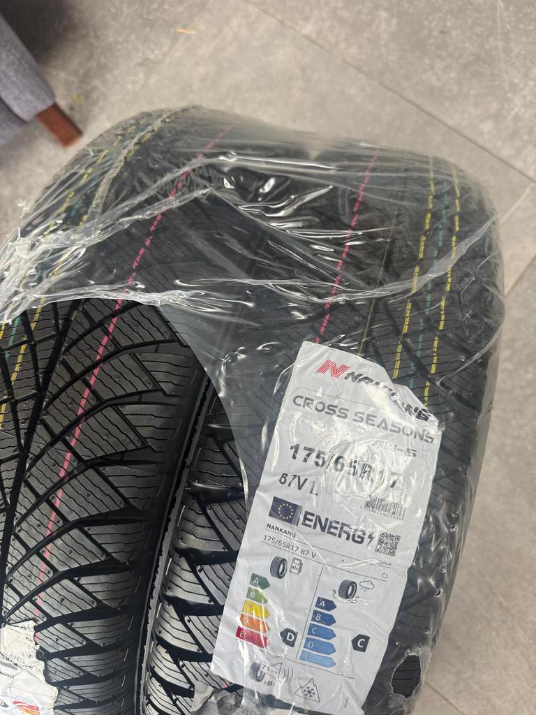 2x Nieuwe all-season banden 175/65 R17 – Nankang, 175 mm, Banden en Velgen, Nieuw, Winterbanden