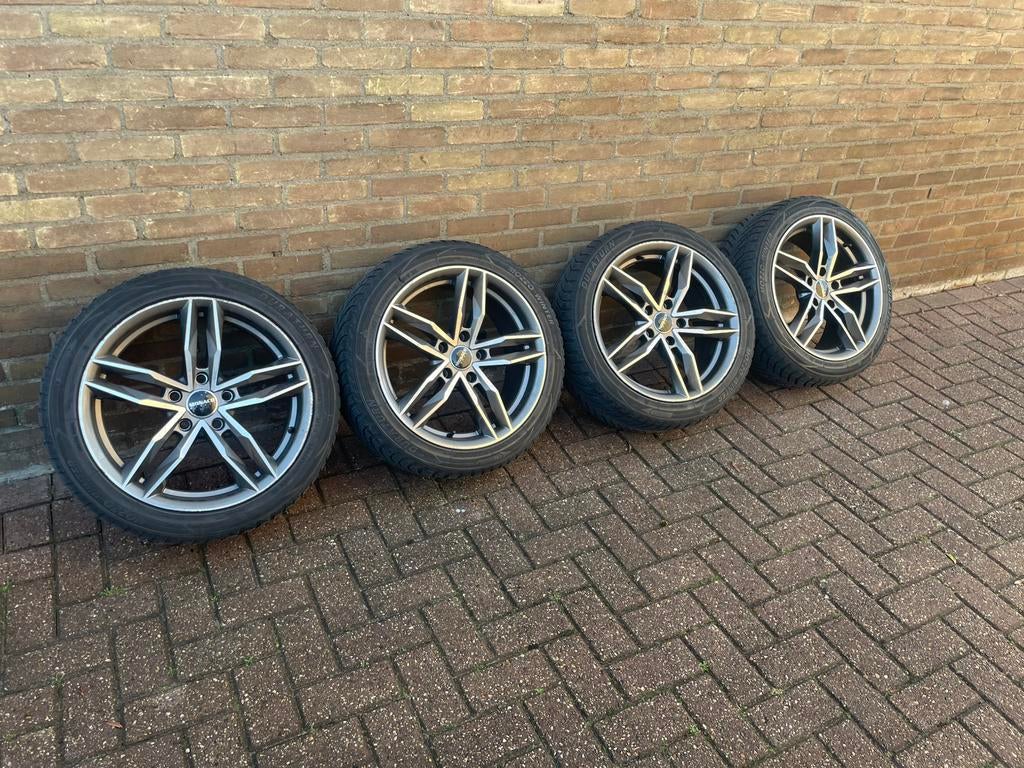 Originele 18” Monaco 5x120 Gaats BMW Vlgen Banden 225 45 18, Ophalen