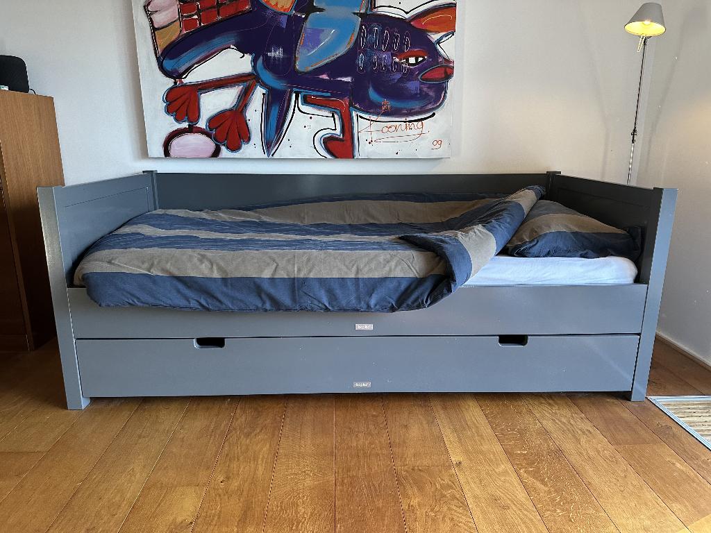 Bopita Mix & Match bedbank 90x200cm  + lockerkast + 3x kubus, Ophalen, Zo goed als nieuw, Jongetje of Meisje