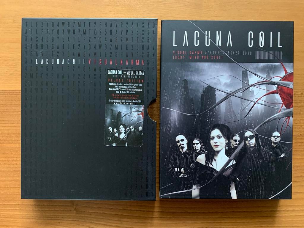 Lacuna Coil – Visual Karma (Body, Mind & Soul) (3DVD/CD), Boxset, Muziek en Concerten, Ophalen of Verzenden, Vanaf 6 jaar