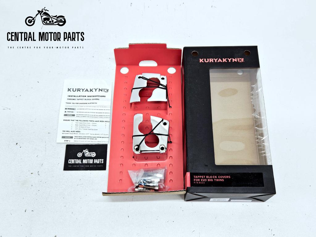 Kuryakyn Tappet blocks covers Chroom Big Twin 1984-1999, Niet ingevuld, Niet ingevuld, Nieuw, Ophalen of Verzenden