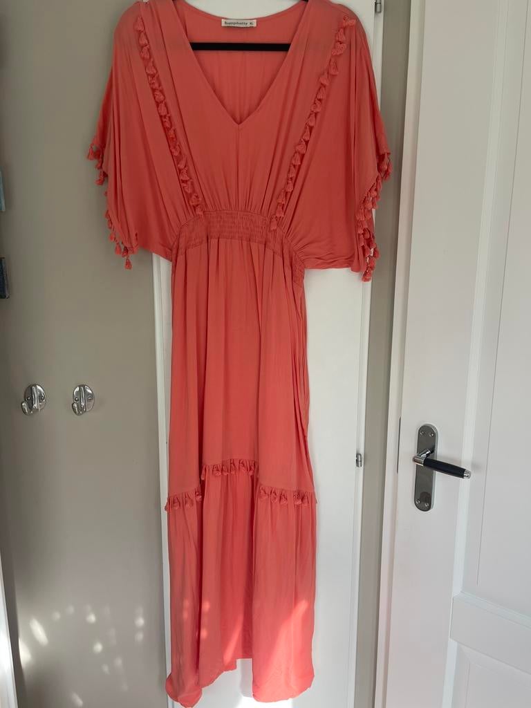 Rusttydustty zonerse boho maxi jurk maat xl, Maat 46/48 (XL) of groter, Oranje, Ophalen of Verzenden, Zo goed als nieuw