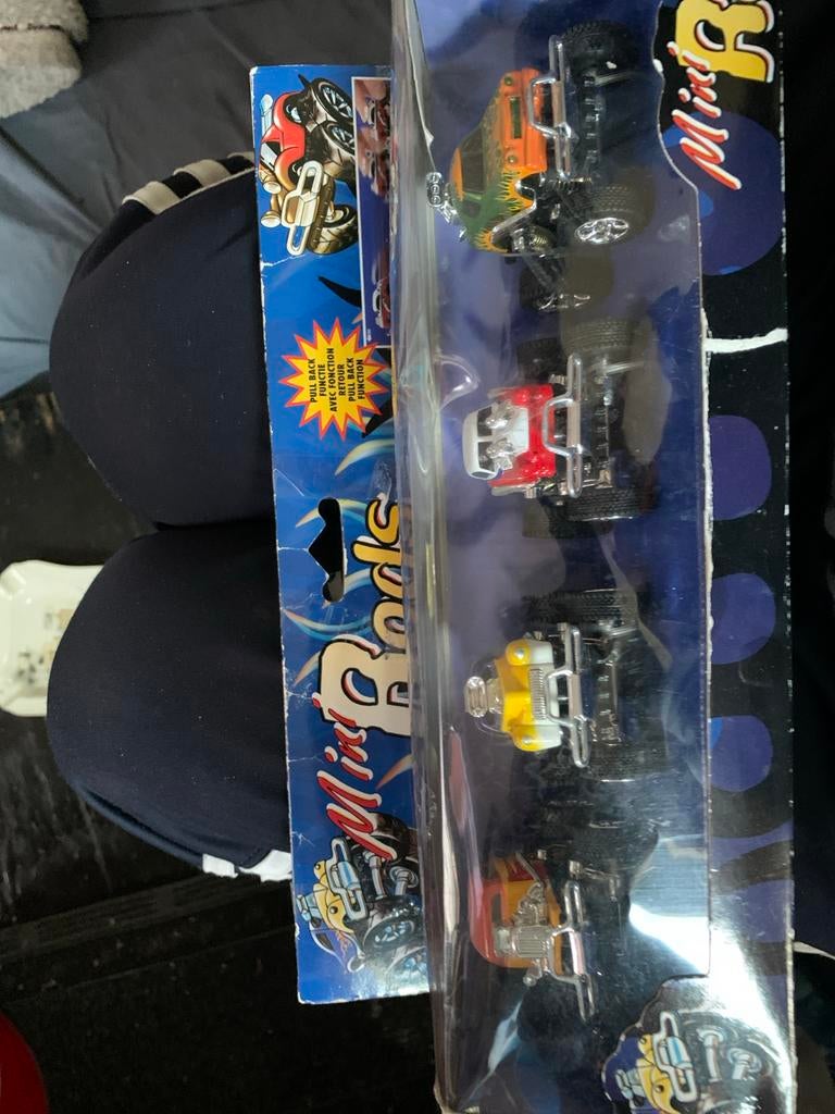 Mini Rods pull back auto's set New, Overige merken, 1:50 of kleiner, Auto, Nieuw