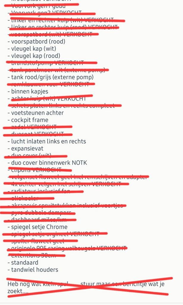 Suzuki hayabusa gen1 laatste spullen, Ophalen of Verzenden, Gebruikt