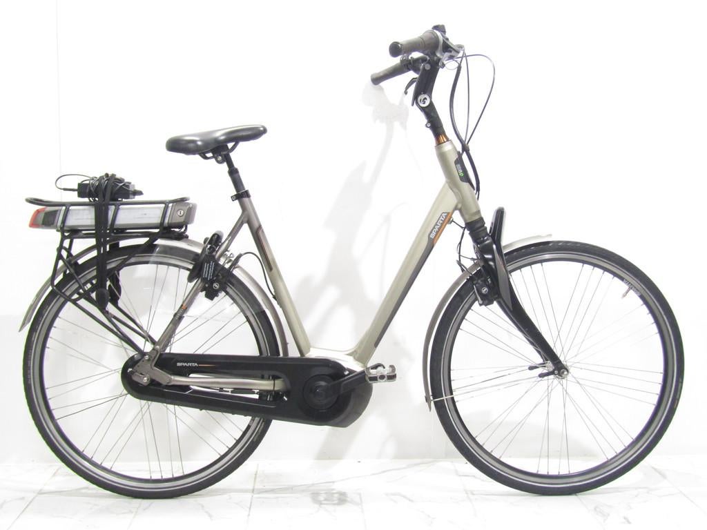 Sparta M8i grijs dames 57cm 28inch, Fietsen en Brommers, Elektrische fietsen, 55 tot 59 cm, Gebruikt, Sparta