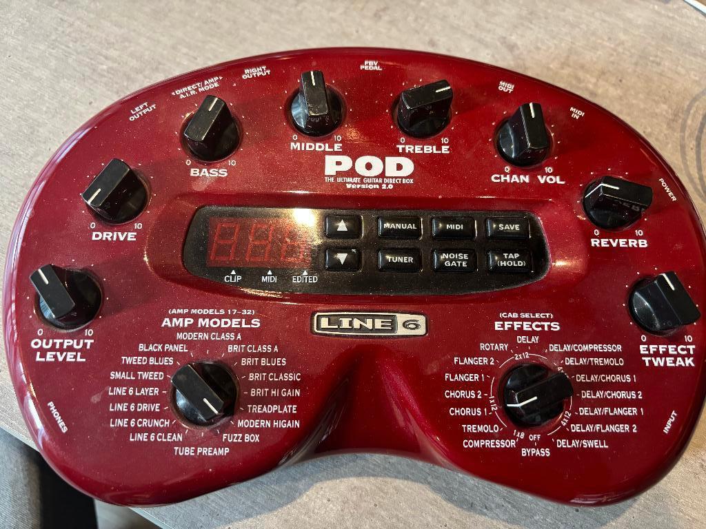 LINE-6 Gitaar POD Effect, Ophalen of Verzenden, Zo goed als nieuw, Multi-effect
