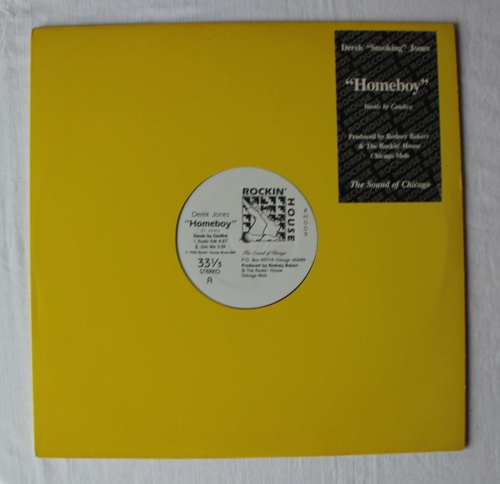 derek "smoking" jones - homeboy, Cd's en Dvd's, Vinyl Singles, Maxi-single, Ophalen of Verzenden, Zo goed als nieuw, Pop