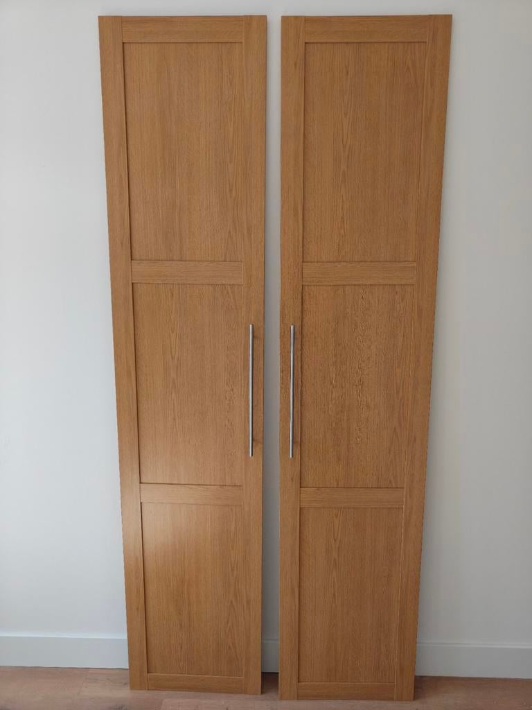 Ikea Pax deuren met spiegel, inclusief scharnieren, Ophalen, Gebruikt, 50 tot 100 cm, Minder dan 25 cm