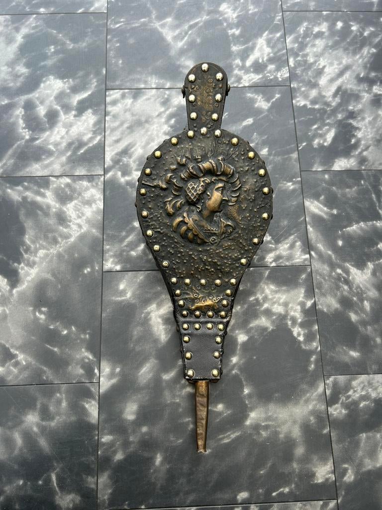 Blaasbalg voor open haard., Ophalen of Verzenden, Gebruikt, Inbouwhaard, Houthaard