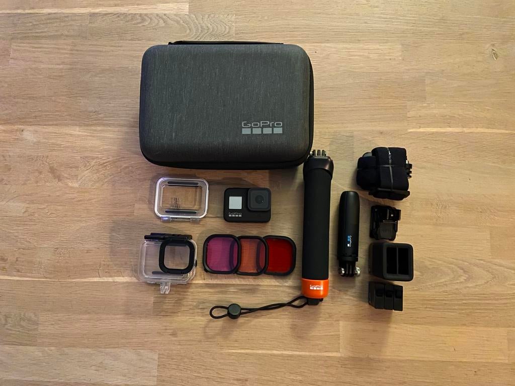 GoPro Hero8 Black incl. veel accessoires, Ophalen of Verzenden, Zo goed als nieuw, GoPro