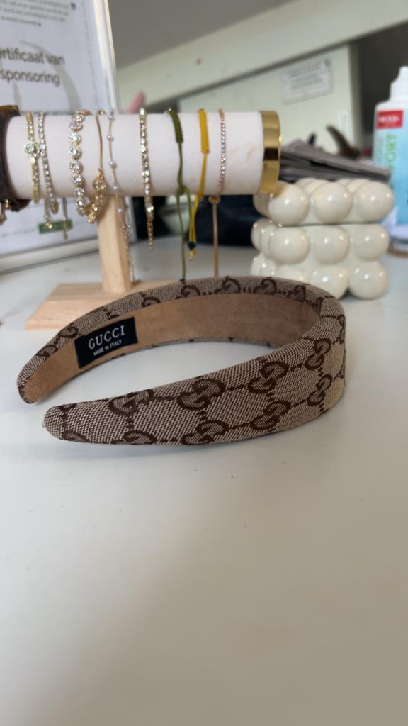 Gucci Haarband met GG-patroon, Verzenden, Zo goed als nieuw